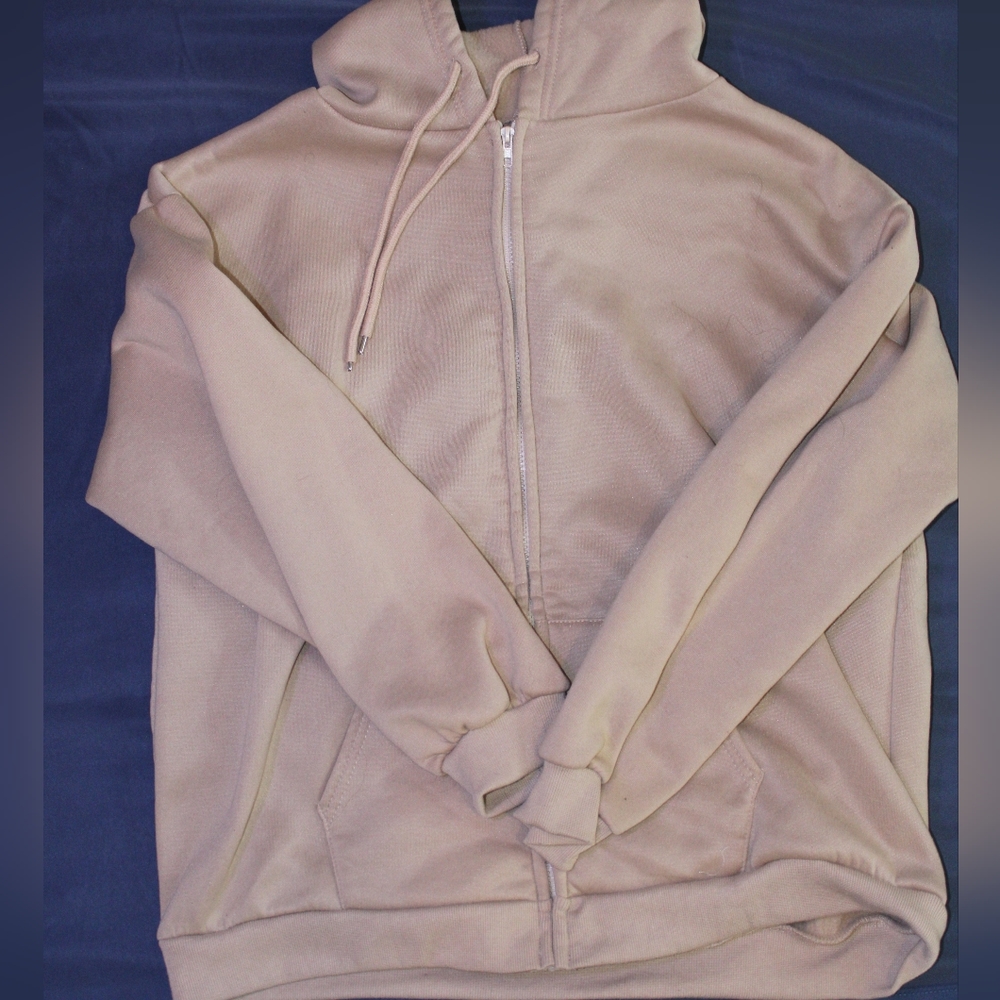 Apricot Zip-Up Jacket
